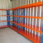 orange-blue industrial shelves