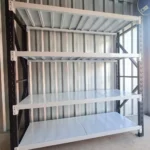 heavy-duty metal shelving