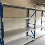 four levels metal shelving