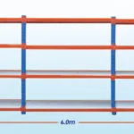 large industrial shelving