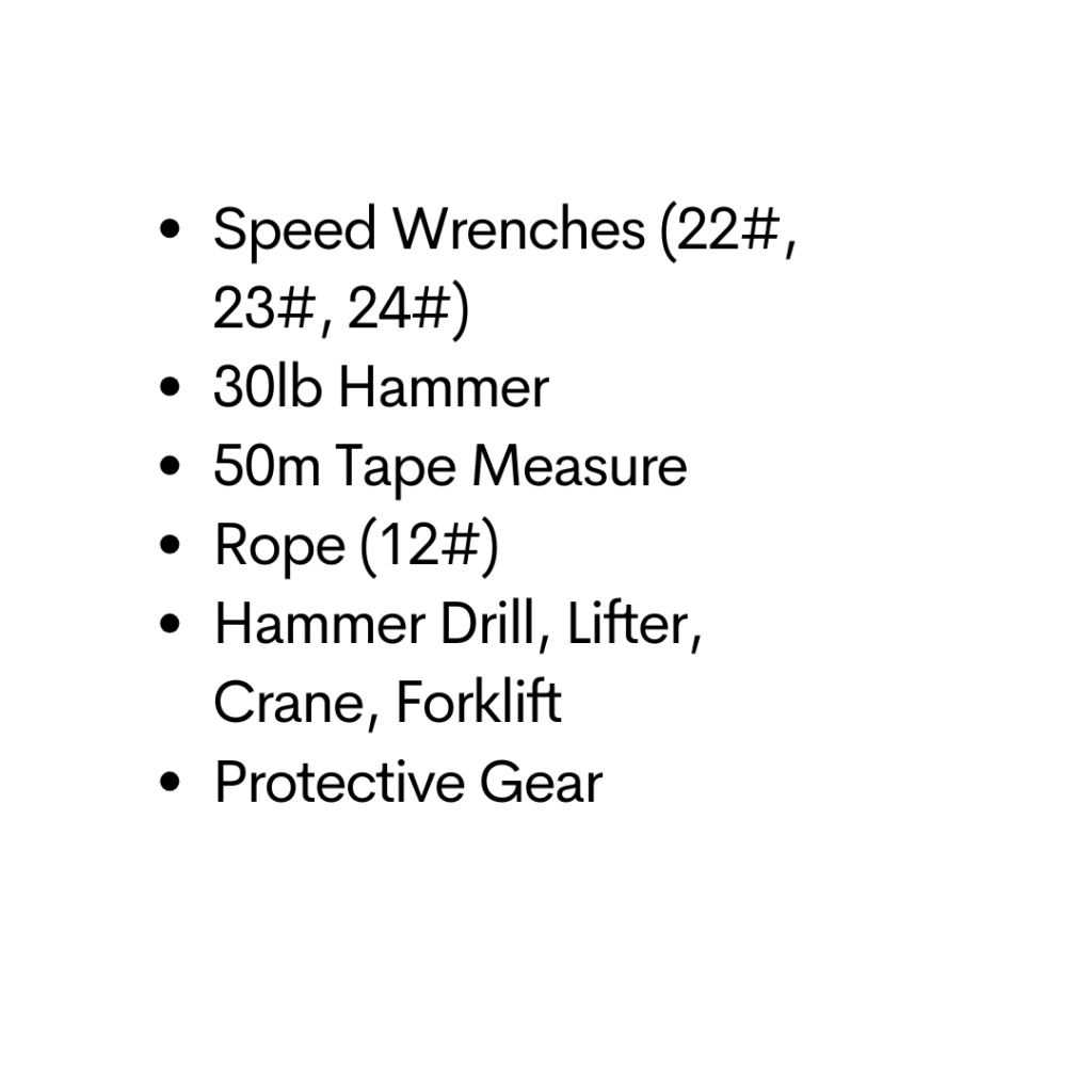 list of construction tools and equipment