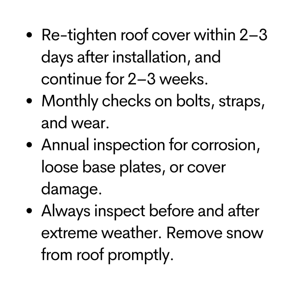roof maintenance checklist
